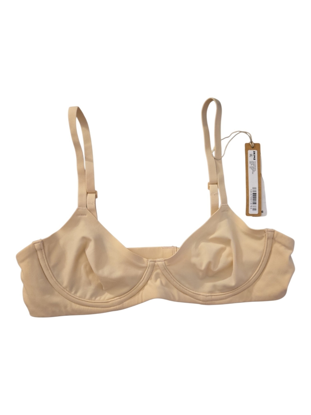 NWT SKIMS Fits Everybody Unlined Demi Bra Light Nude Beige Sand 34A